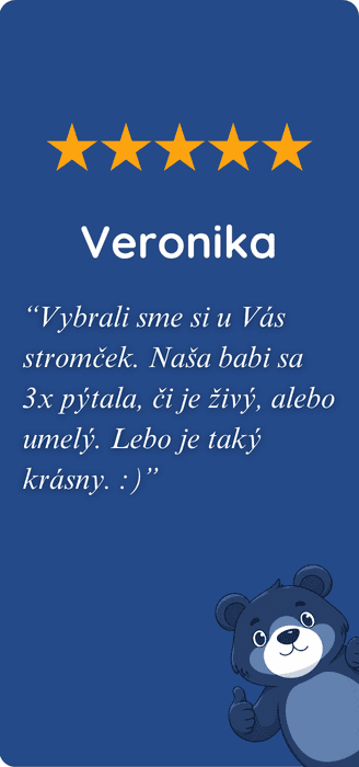 recenzia na umelý stromček-alexandra