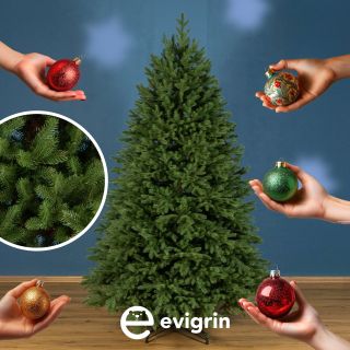 🌟 Nádherné 3D ihličie pre dokonalé Vianoce 🎄 🎄 Hľadáte vianočný stromček, ktorý vyzerá ako živý? 🌿 Evigrin predstavuje...