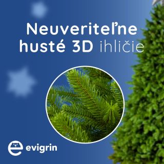 🎄 Zimná rozprávka priamo u vás doma! 😍 Evigrin predstavuje smrek Elsa - s výškou 220 cm a neuveriteľne hustým 3D ihličím 🌿...